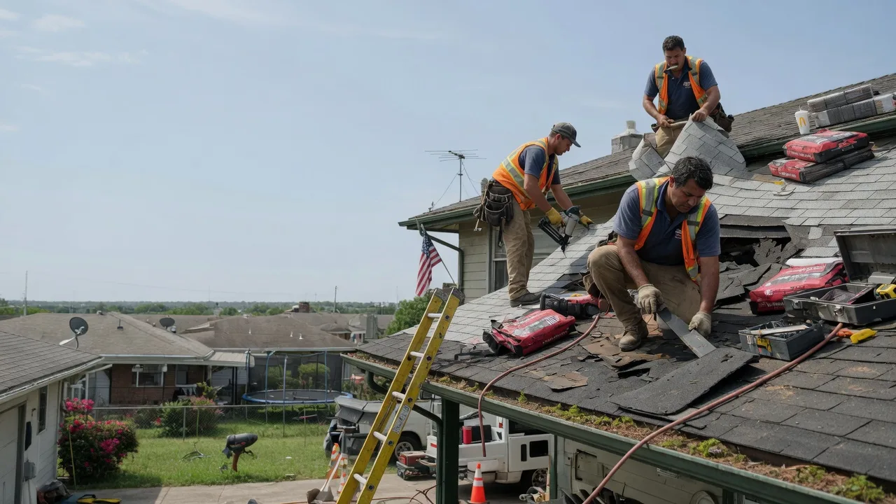 Roof Repair in Oglesby, TX near me